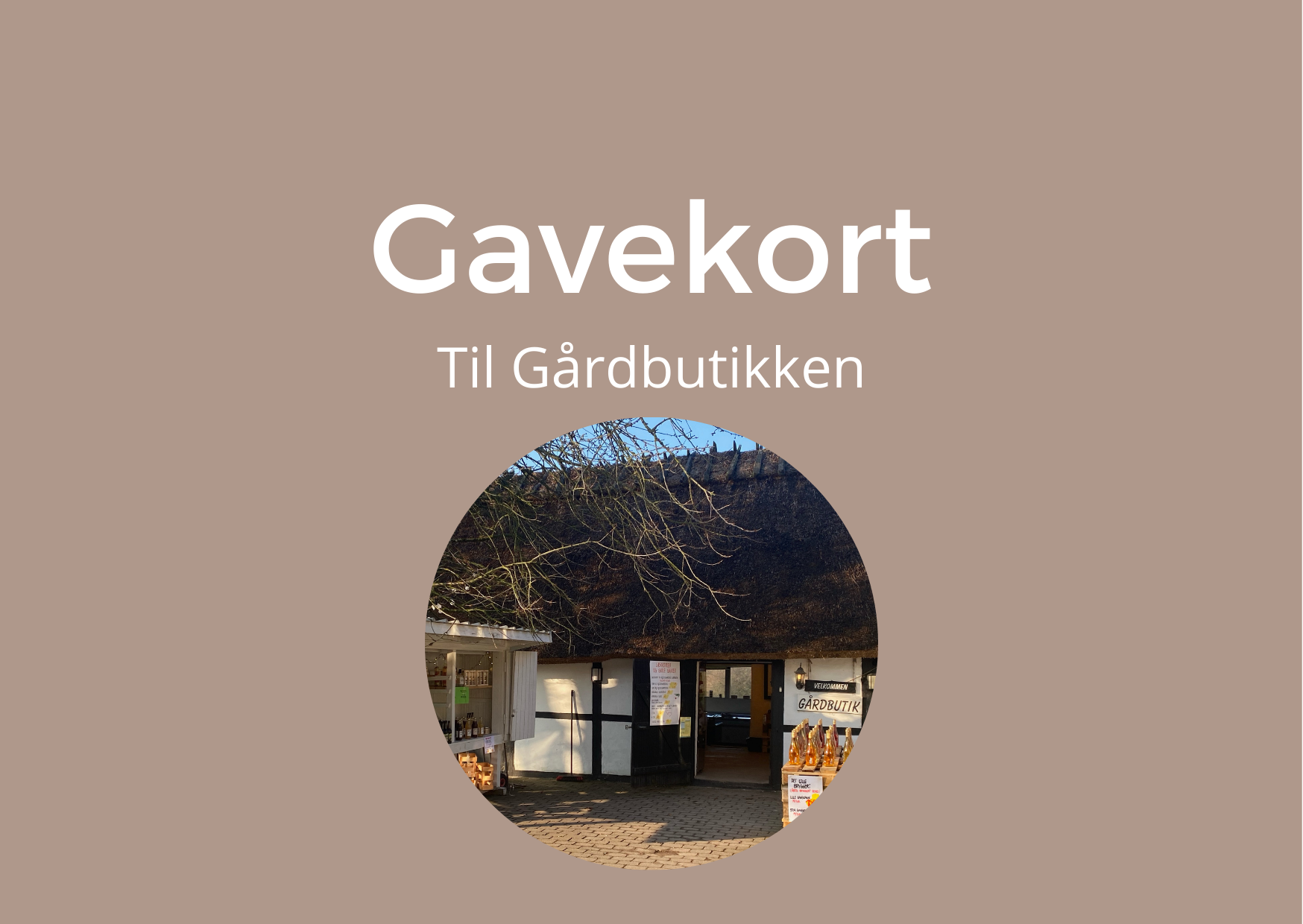 Gavekort - Valgfrit beløb