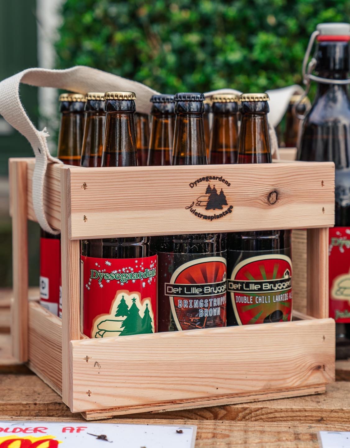 Gaveæske i træ (9 øl)