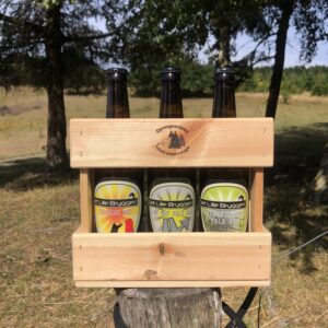 Gaveæske i træ (3 øl)