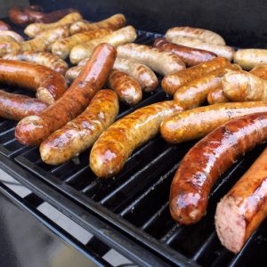 Valgfri grillpølser