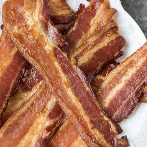 Bacon i skiver
