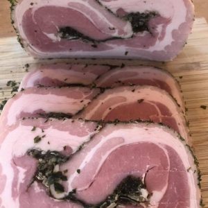 Rullepølse m. persille