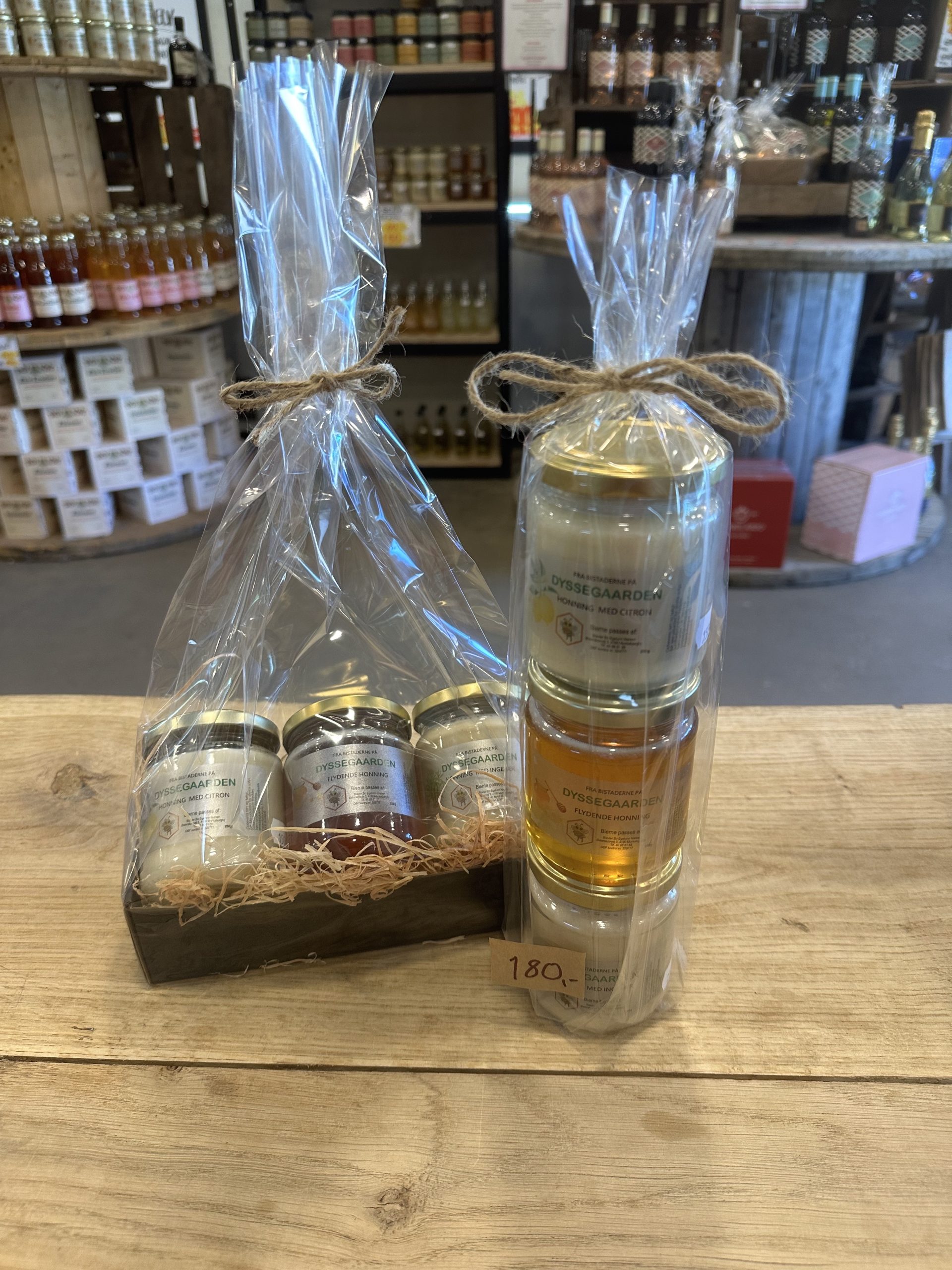 Dyssegaardens Honning – 3 glas i gavepose 🍯🎁